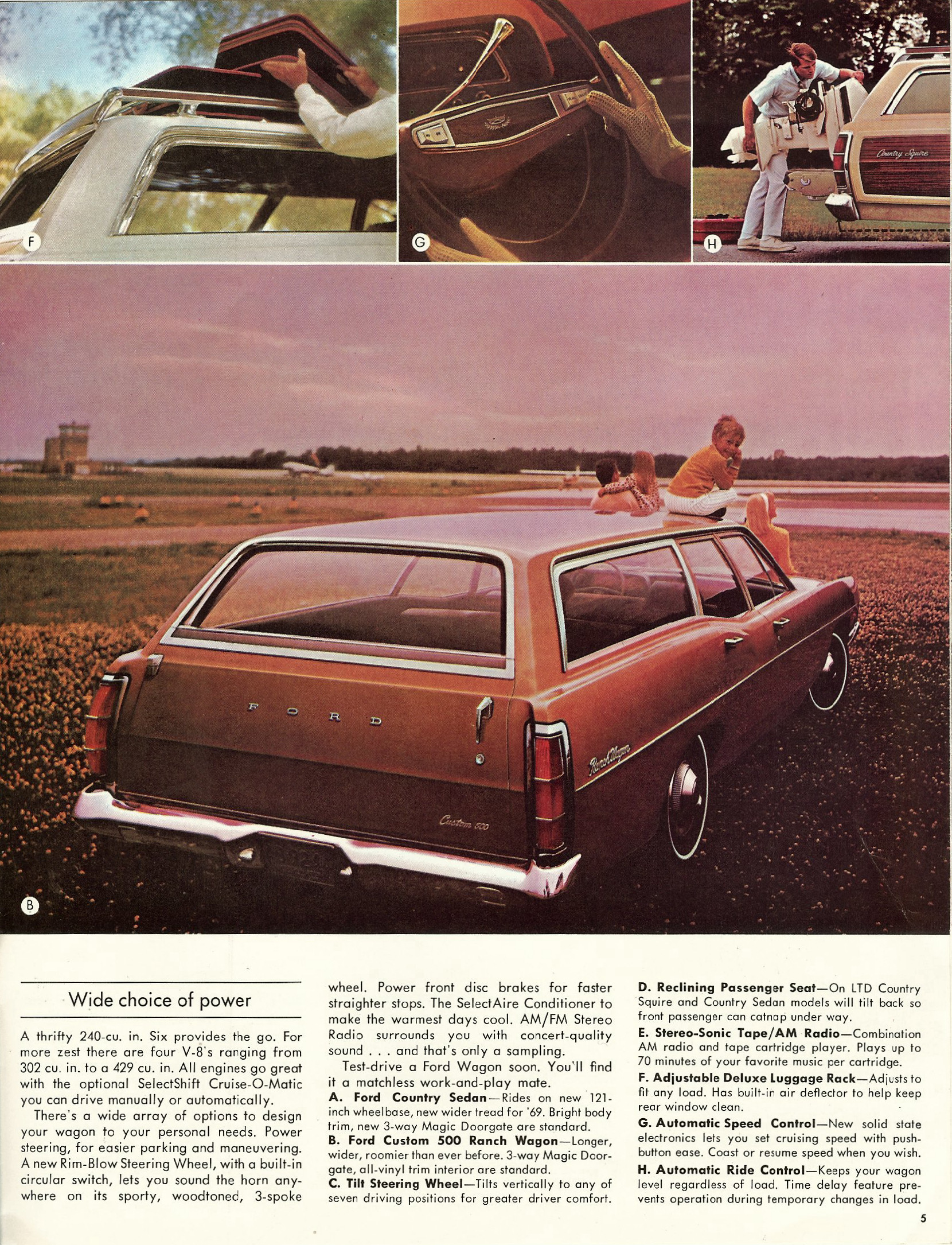 1969 Ford Wagons Brochure Page 2